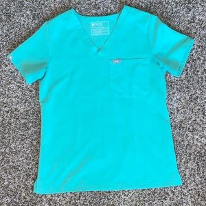 Figs Catarina scrub top: Surgical green, small